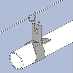 ABB LS-32 Rohrbefestigung für Seile für Rohre bis 32mm 7TCA084220R0210  - 10 Stück