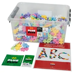 Plus-Plus Education Big Pastell - 400 Stk.