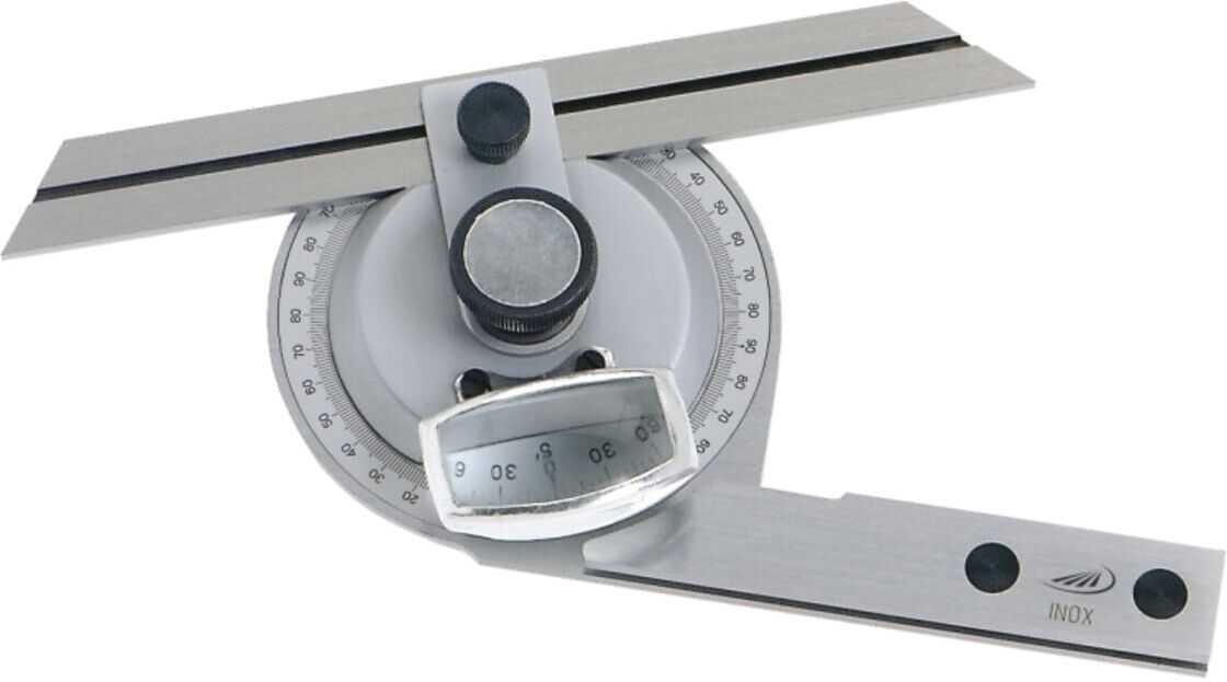 Helios Preisser Universal Winkelmesser RCr. Mit Lupe 150/200/300mm ; Helios-Preisser (0420522)