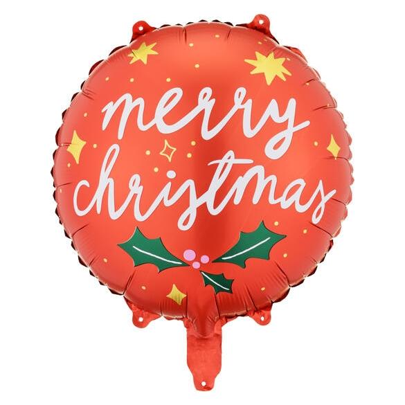 Partydeco Foil balloon Merry Christmas, 45 cm, mix (1 pkt / 1 pc.) (1 Stk.) (FB156)