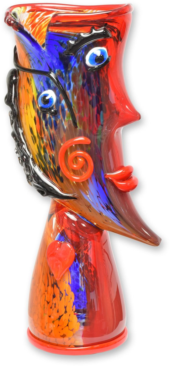 Abstracte vaas in Murano stijl voor volwassenen