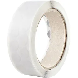 Gewebeklebepunkte, silber 2-bahnig | 15 mm | 1.000 STK, PE, Papier