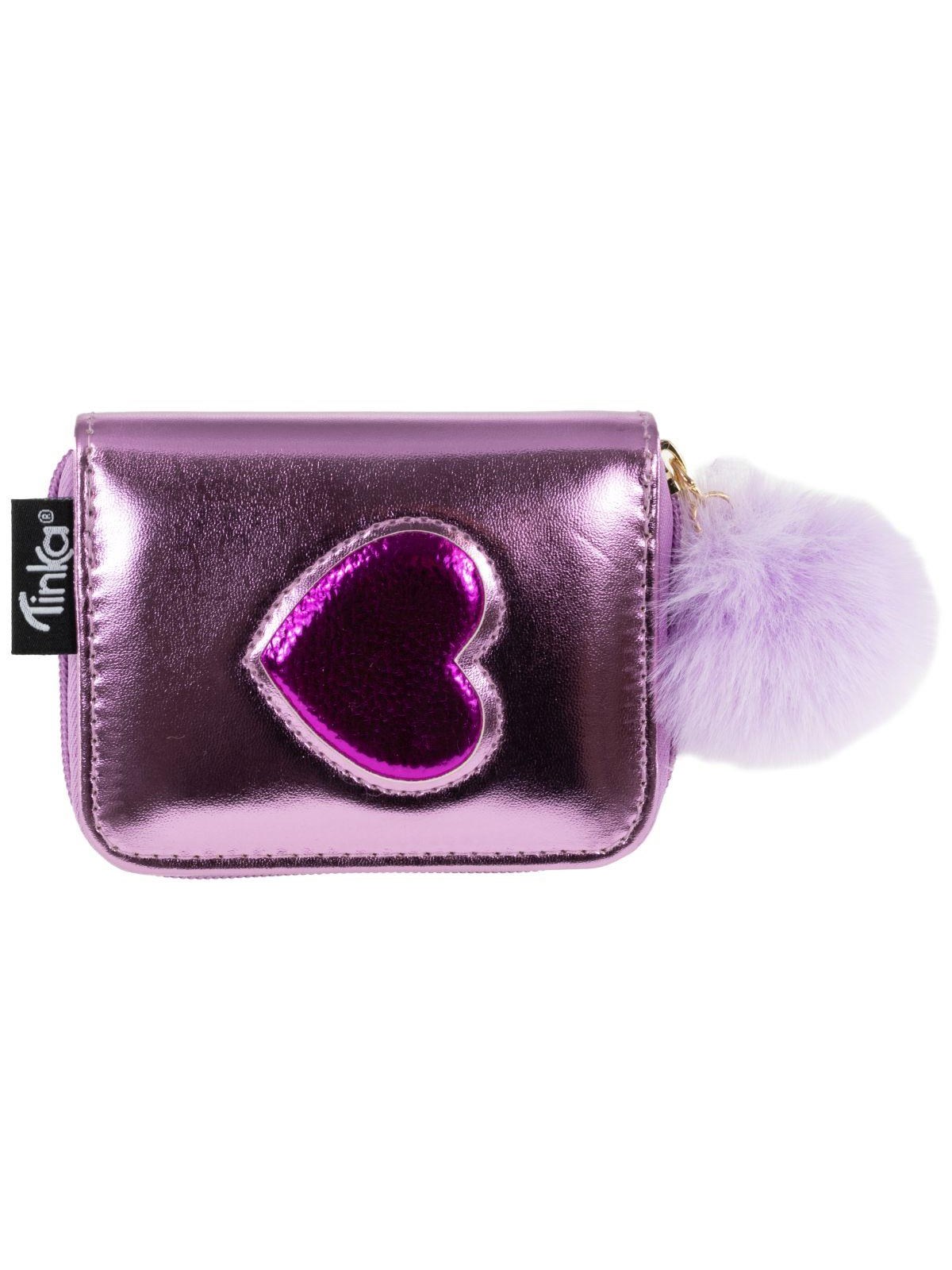 Tinka PURSE PINK W/PINK HEART WALLET