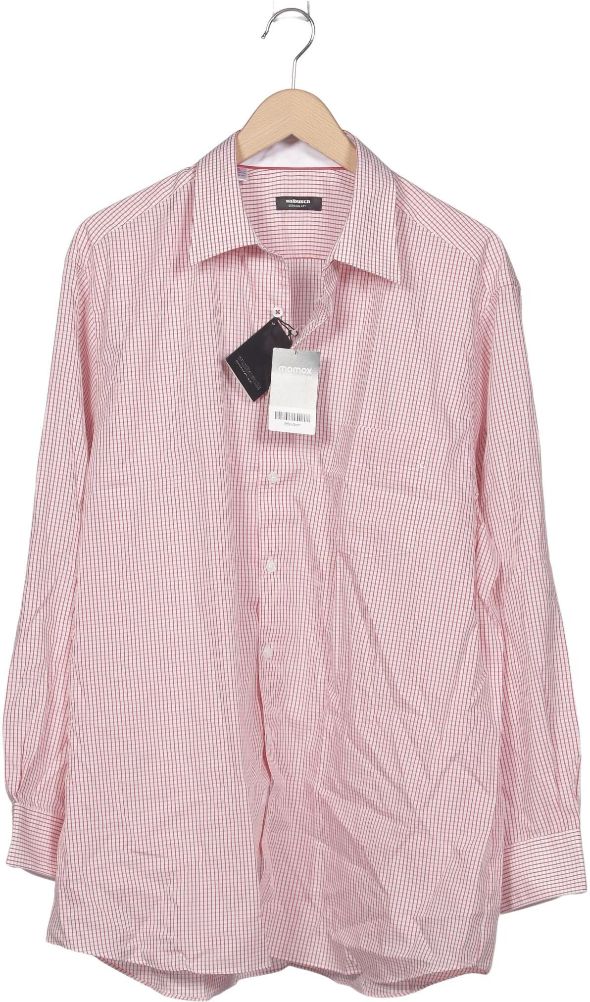 Walbusch Herren Hemd, Pink, Gr. 45, Baumwolle - Second Hand