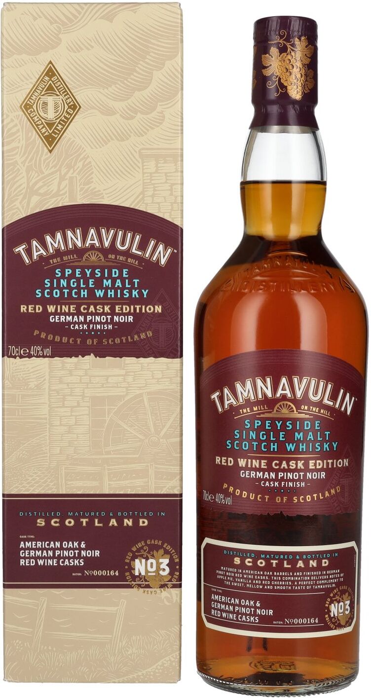 Tamnavulin Whisky Tamnavulin GERMAN PINOT NOIR CASK Speyside Single Malt Scotch Whisky 40% Vol. 0,7l in Geschenkbox