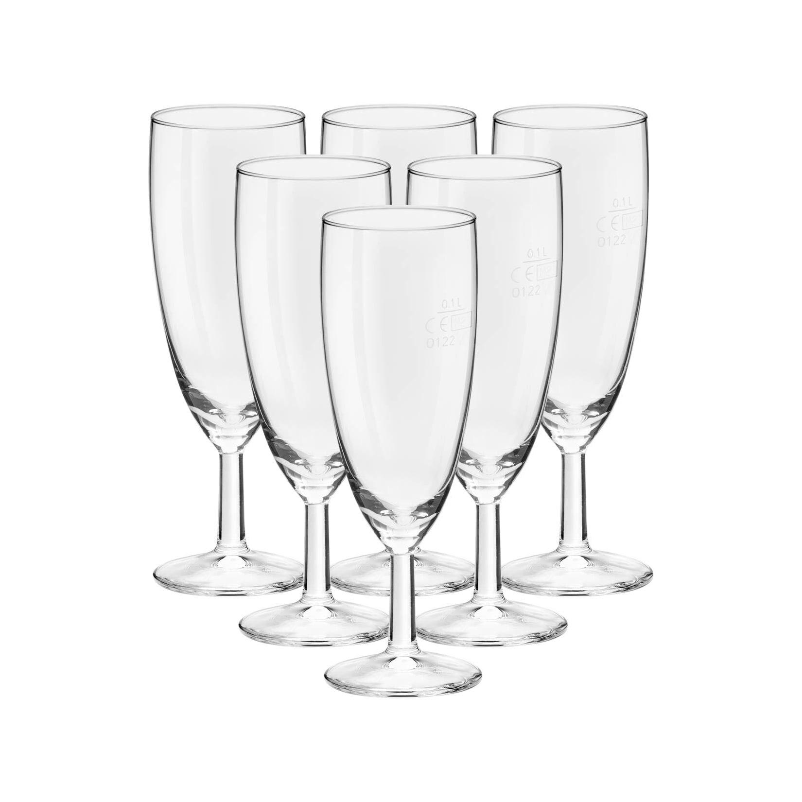 Van Well Sektgläser geeicht Royalty 0,1 l 6er Set