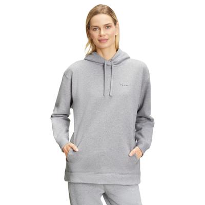 Hoodie FALKE "FALKE Hoodie", Damen, Gr. XS, grau (grau, heather (3757)), Sweatshirts Hoodie