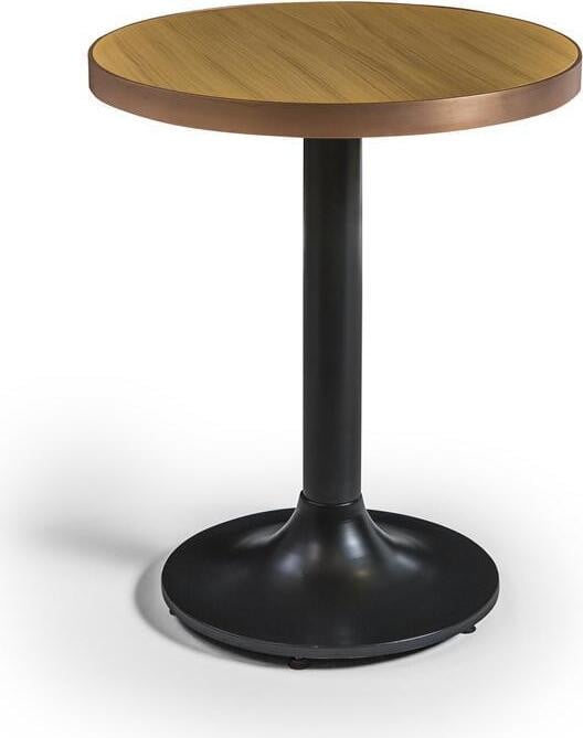 Moderne ronde houten eettafel voor volwassenen