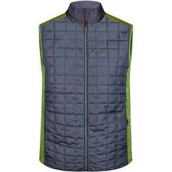 Hybridweste "JN740" - 3XL - kiwi/meliert