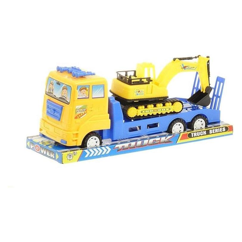 Adar Abschleppwagen mit Bagger 28,5x11,5cm (58226140)