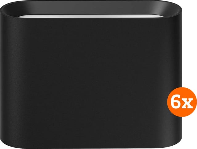 Philips Hue Dymera muurlamp accentverlichting - Zwart - 6-pack