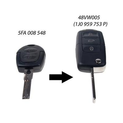 STUALARM Autoschlüssel VW,SKODA,SEAT 48VW005 Ersatzschlüssel,Klappschlüssel,Schlüssel,Zündschlüssel