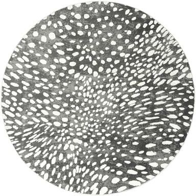 KALATY N Natori Serengeti Charcoal Spotted Area Rug