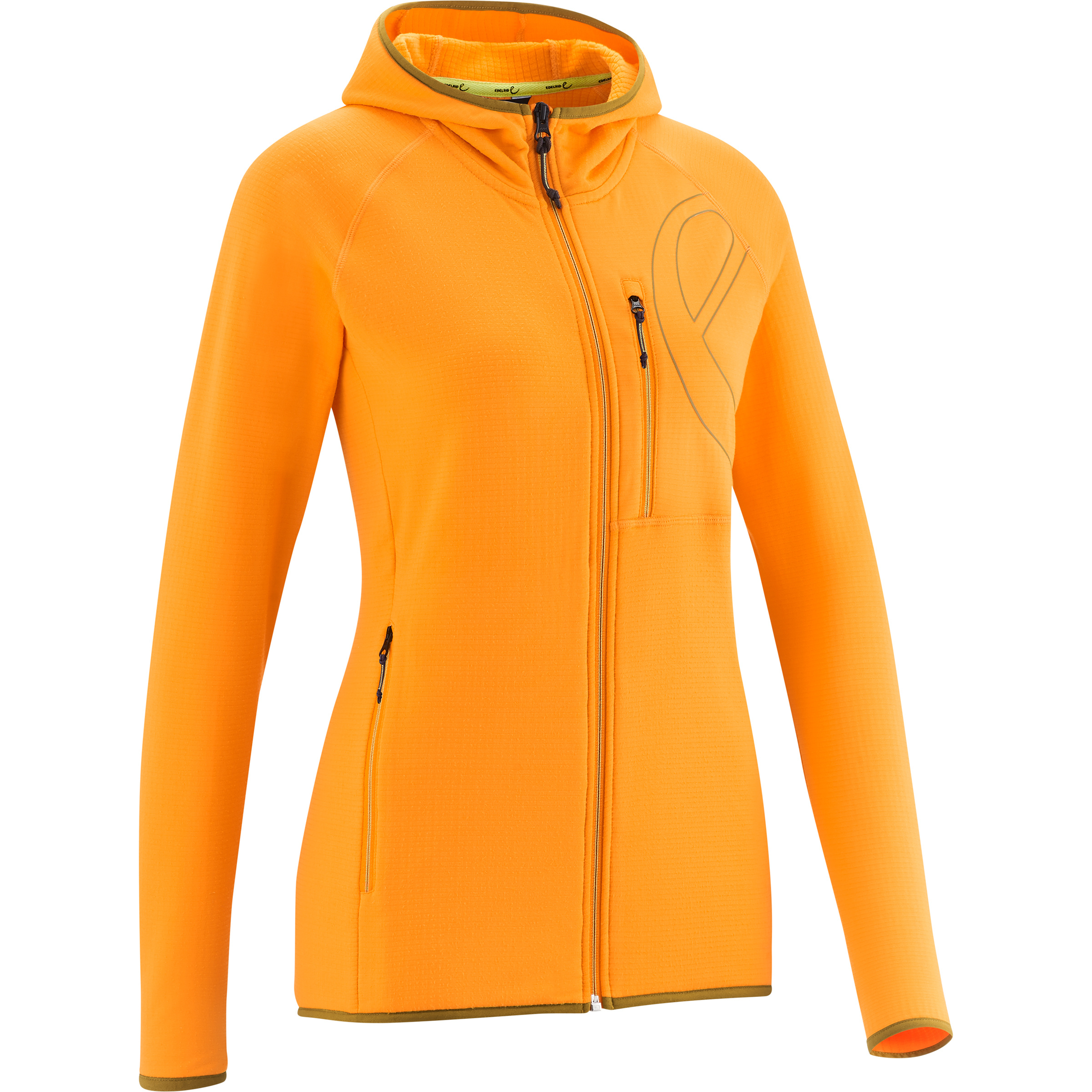 Edelrid Nest Damen Fleecejacke orange Größe XL Bouldern Elastisch