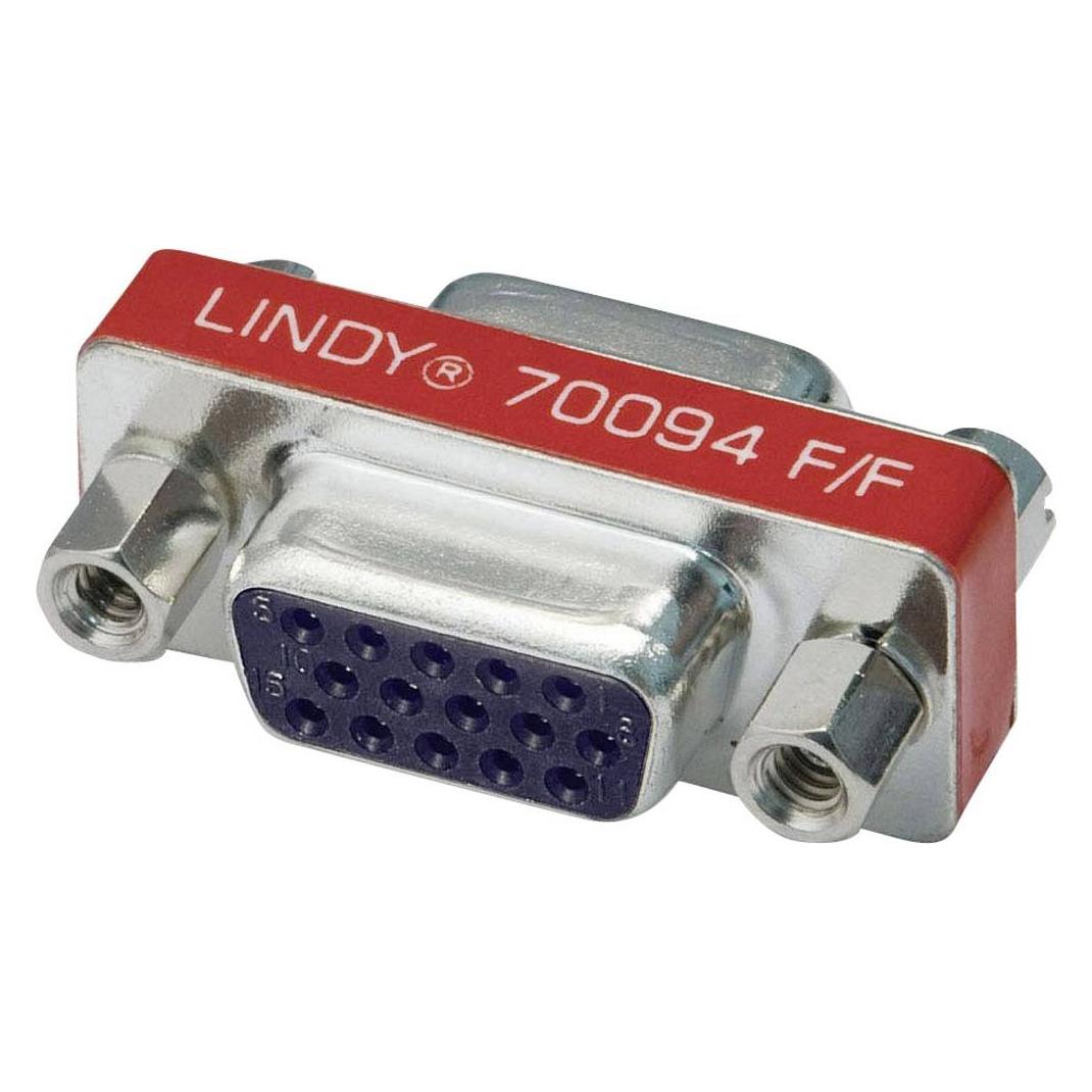 Lindy Mini-Adapter 15 pol. (VGA, VGA) (70094)