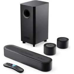 Majority Bowfell Halo Dolby 5.1 - Schwarz (230 W, 5.1 Kanal), Soundbar, Schwarz