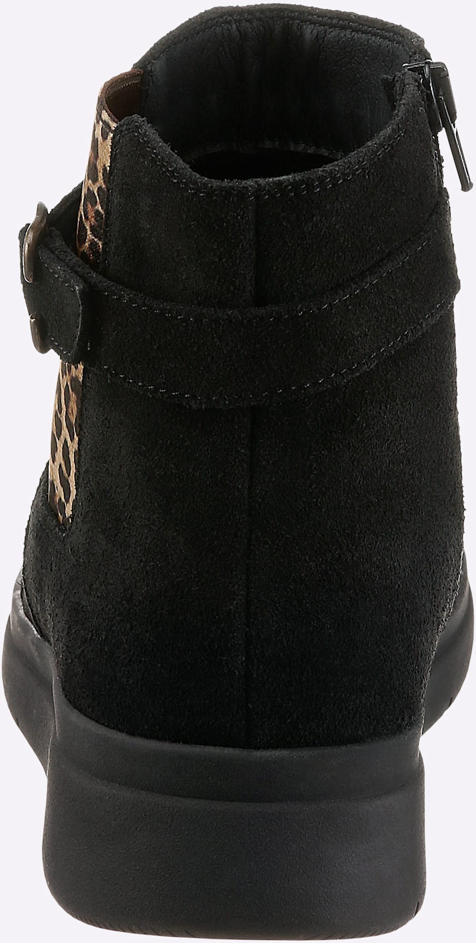 Stiefelette CASUAL LOOKS, Damen, Gr. 36, schwarz, Lederimitat, Schuhe Stiefelette schwarz 36