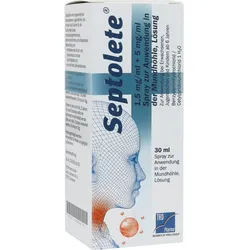 Septolete 1.5mg/Ml+5mg/ml Spr.z.anw.i.d.mundhö.lös 30 ML