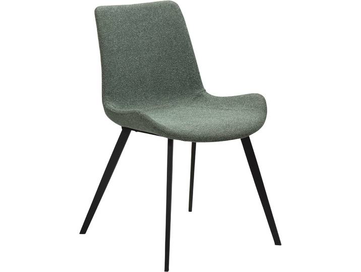 DAN-FORM Stilvoller Stuhl 2er-Set Hype Stoff Salbei - Stuhl 2er-Set