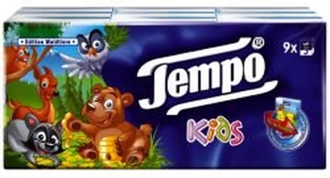 Tempo - Kids Taschentücher, 9 Stück