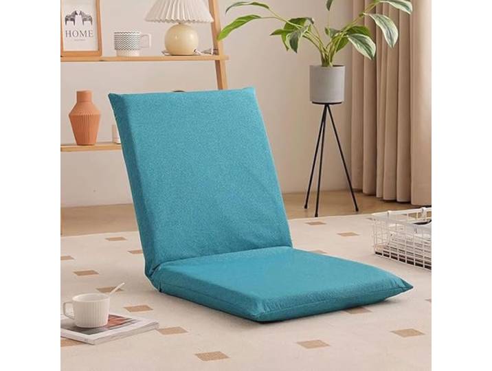 Wansiman Japanischer Beinloser Bodenstuhl,japanischer Tatami-Stuhl,Erkerfenster-Lazy Chair,Tatami Meditationsstuhl Im Japanischen Stil,Passt Sich Den KöRperkonturen An,FüR Lesen,Spielen,Meditieren