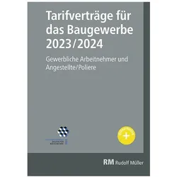 Tarifverträge für das Baugewerbe 2023/2024, Fachbücher von Heribert Jöris