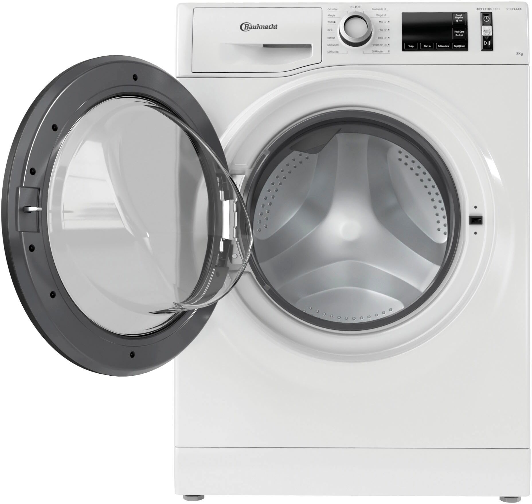 Bauknecht Waschmaschine, Energieeffizienz: A, weiß, B:59,5cm H:85cm T:60,5cm, Waschmaschinen, Active Care – Fleckenbehandlung bei niedrigen Temperaturen, Waschmaschine