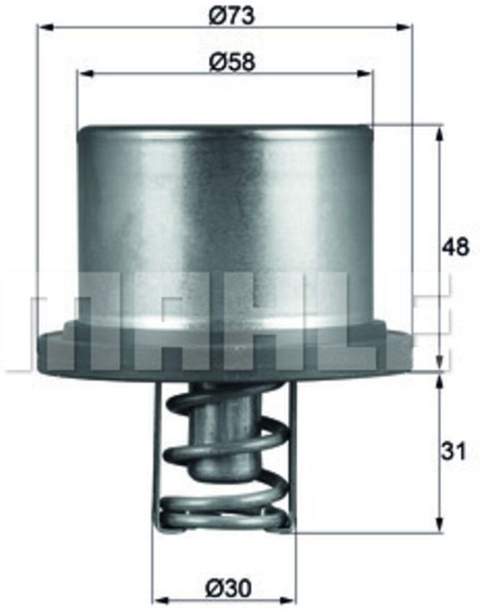 Mahle Termostato, refrigerante THD 2 89