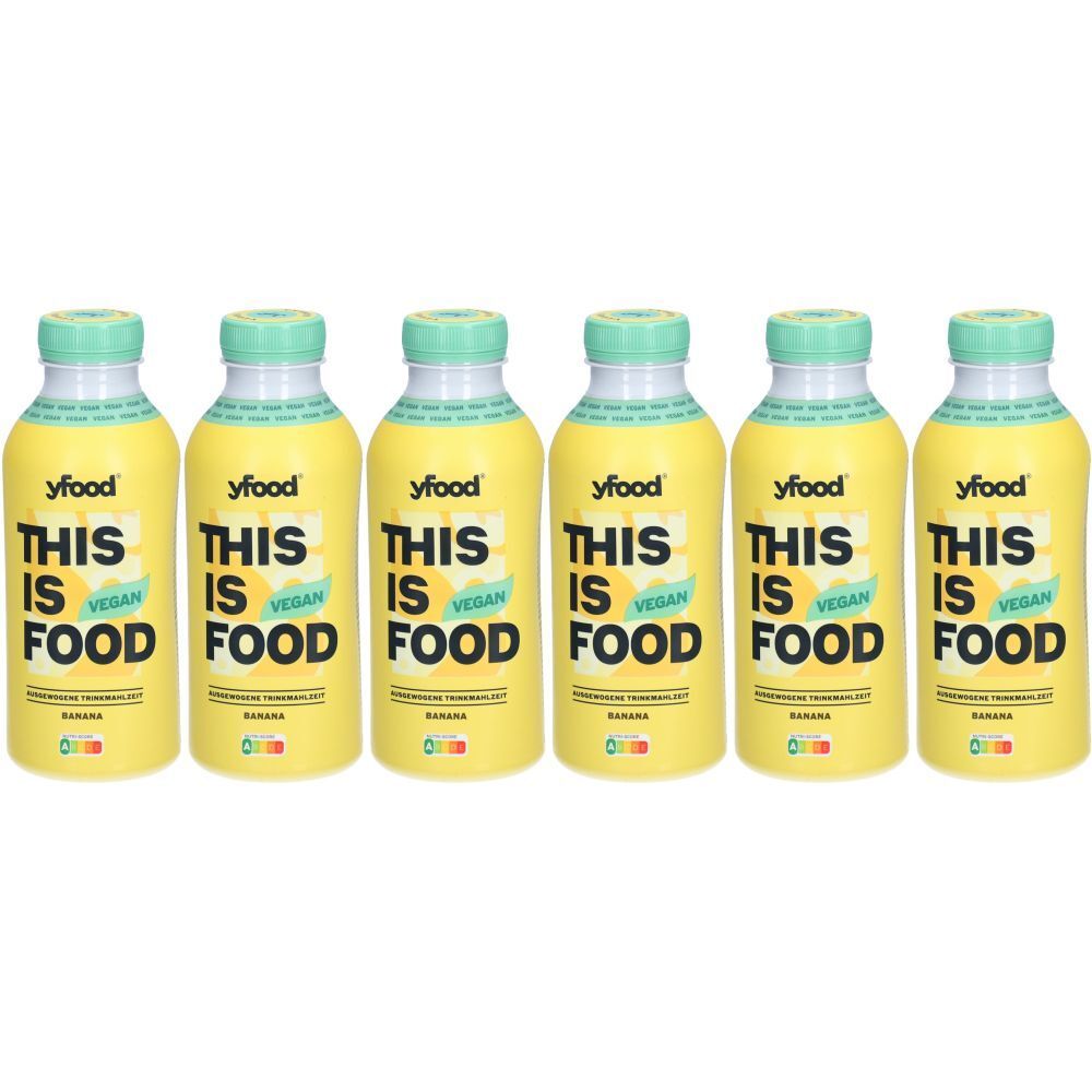 yfood Drink Vegan Banana 6x500 ml Trinklösung