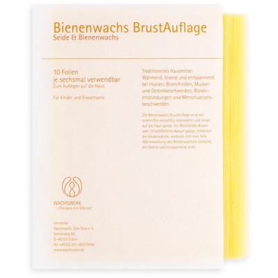 Bienenwachs Brustauflage Nachfüllpackung 10 St Folie