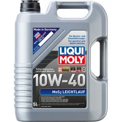 10W-40 Liqui Moly 1092 MoS2 Leichtlauf Motoröl 5 Liter