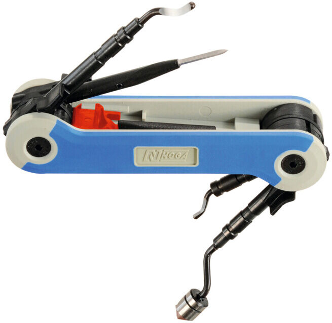 Noga Assortiment d’ébavureurs dans un support pliable (RG1000)