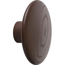 Dots Wood Wandhaken 9 cm braun