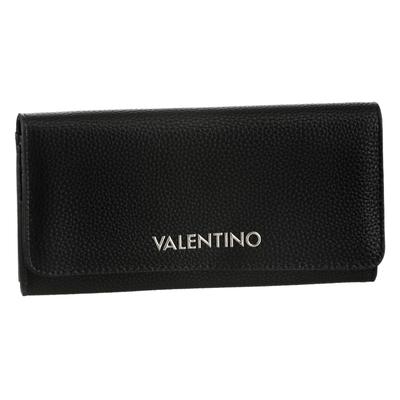 Geldbörse VALENTINO BAGS "BRIXTON", Damen, schwarz, Lederimitat, Kleinlederwaren, Damen Geldbeutel, Portemonnaie mit Logoschriftzug