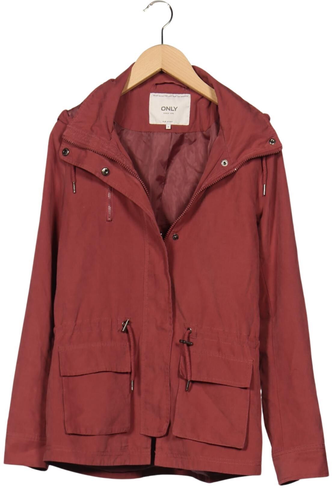 S. Oliver Damen Jacke, Bordeaux, Gr. S, Synthetik - Second Hand