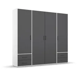 rauch BLUE Kleiderschrank Voyager 187 x 194 cm Dekor Grau, Weiß Grau /