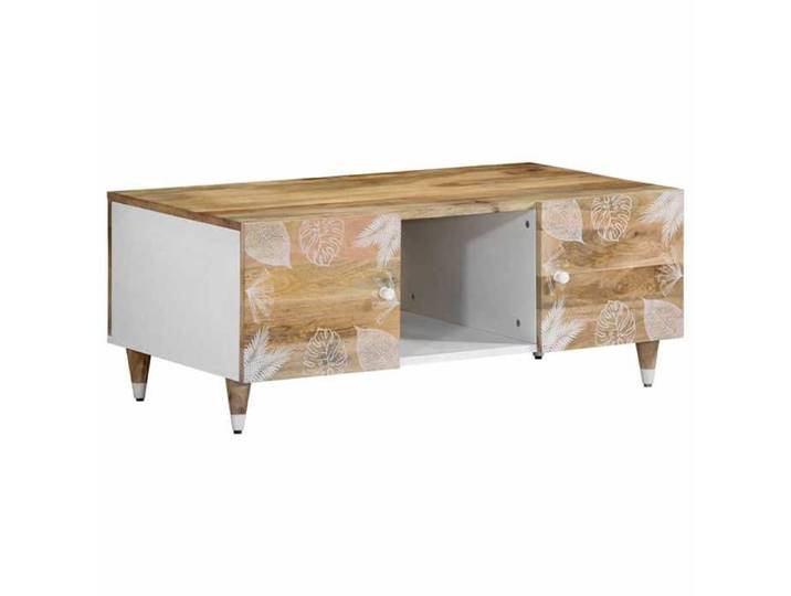 NEW 2026  Table basse(1 pc) - Table de salon - 100x54x40 cm bois de manguier massif L883