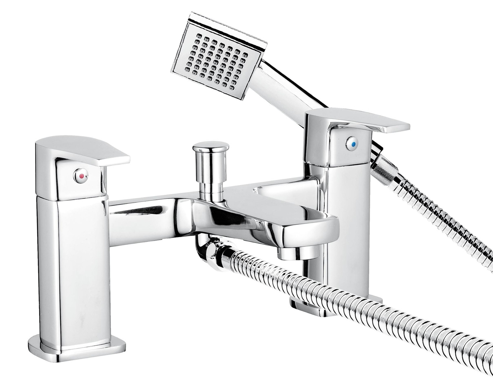 Dripio Douchearmatuur met handdouche en slang, wandmontage, chroom