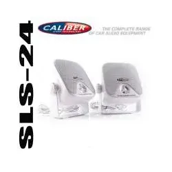 Caliber CSB3M 2-Wege Aufbau Marine Lautsprecher 80 Watt Spritzwasser geschütz...