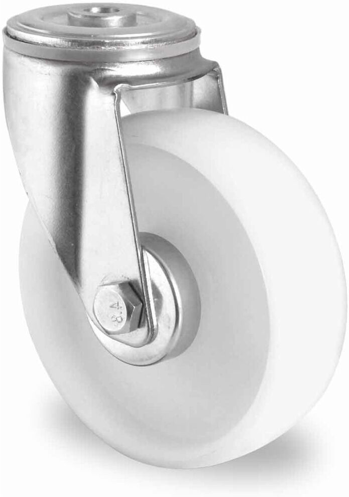 CASCOO Rückenlochlenkrolle ø 200 mm Serie N0N0 Rollenlager (HPH98W0200N0N0R1W)