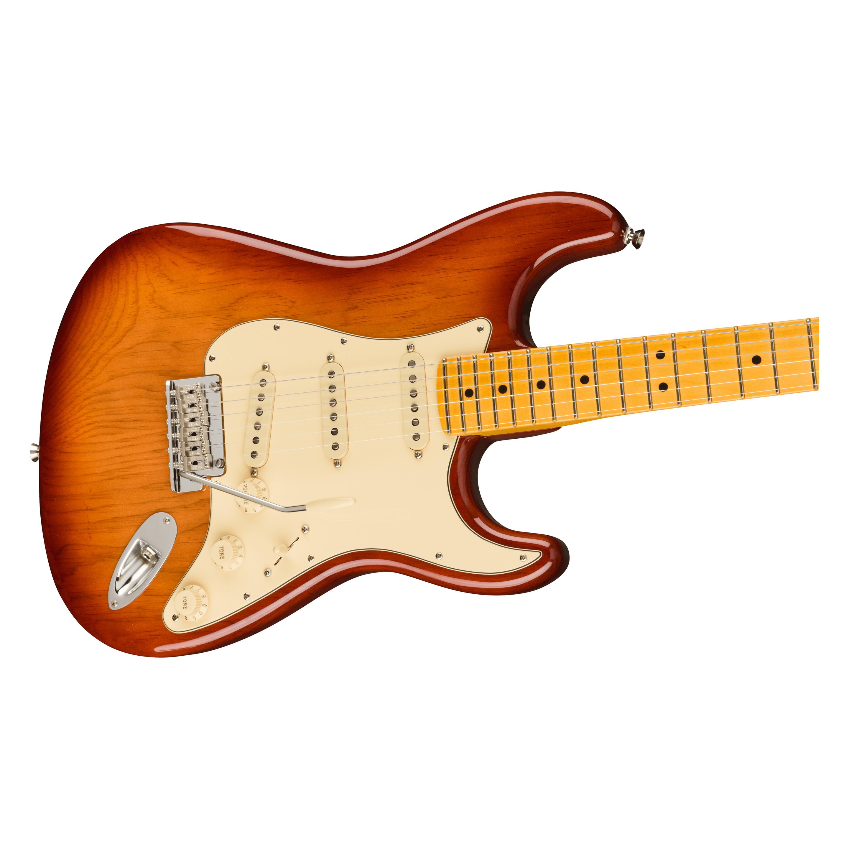 Fender American Professional II Stratocaster Sienna Sunburst MN elektrische gitaar met koffer (Konzertgitarre) (37659955)