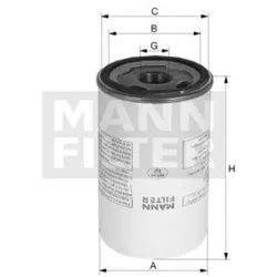 Filter Drucklufttechnik MANN-FILTER LB 1374/4