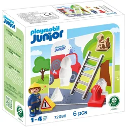 PLAYMOBIL 72088 JUNIOR: Feuerwehr-Puzzle