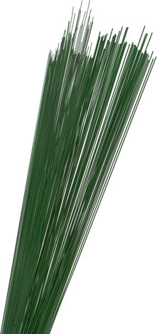 Steckdraht,  grün lackiert