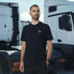 Mercedes-Benz Truck T-Shirt Outline Schwarz Größe 3XL MBT0233XXXL - 3XL