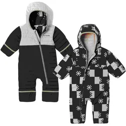 Columbia Wende-Steppoverall Powder Lite, schwarz | mehrfarbig, 80