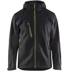 Softshelljacke "4753" - L - schwarz/gelb