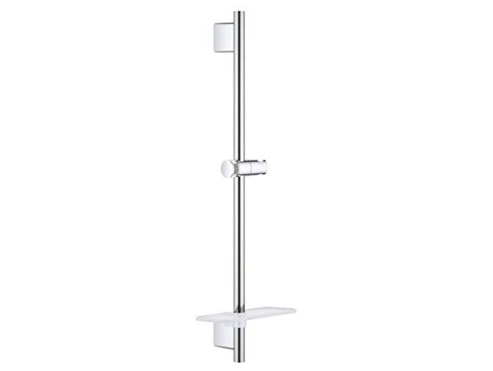 GROHE Vitalio SmartActive\, barre de douche 60cm\, tablette pour gel douche Barre de douche\, montage facile avec QuickFix\, tablette EasyReach à portée de main\, entretien facile (chrome\, 26599000)