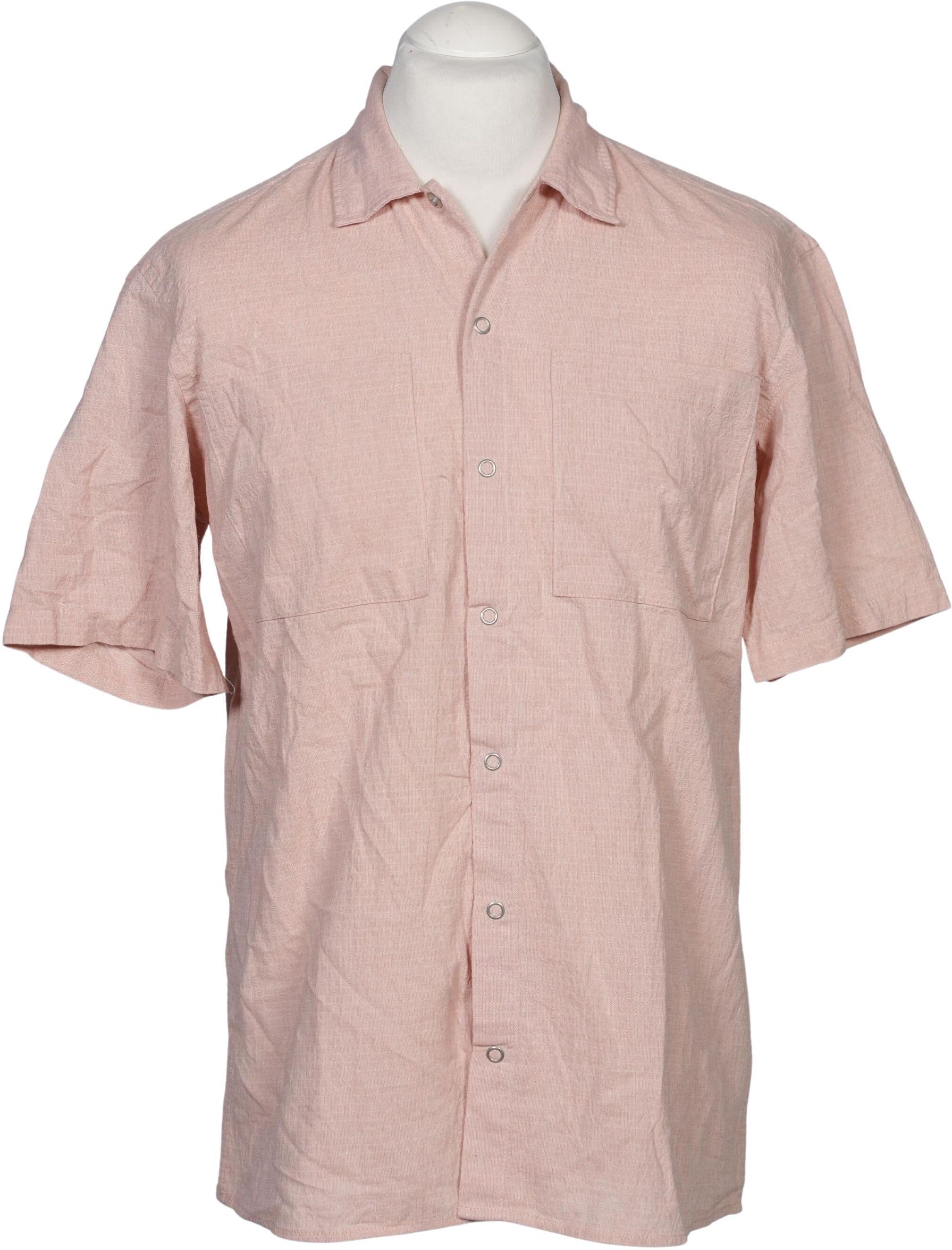 Casual Friday Herren Hemd, Pink, Gr. M, Baumwolle / Elasthan / Synthetik - Second Hand