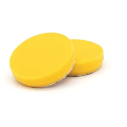 MIRKA POLIERPAD SCHAUM flach Ø 77mm Dicke 20mm Grip gelb VPE: 2 Stück (7993408511)